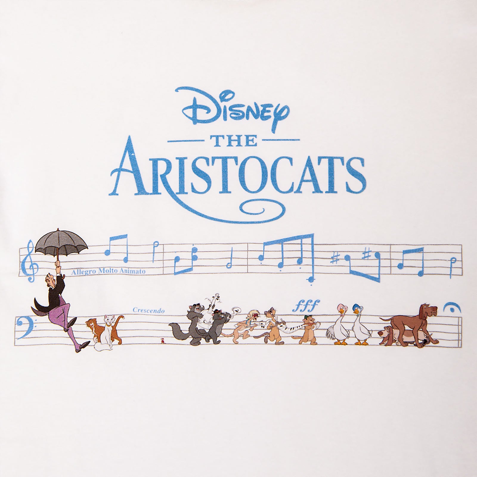 Produktbild Aristocats - Music T-Shirt Damen weiß