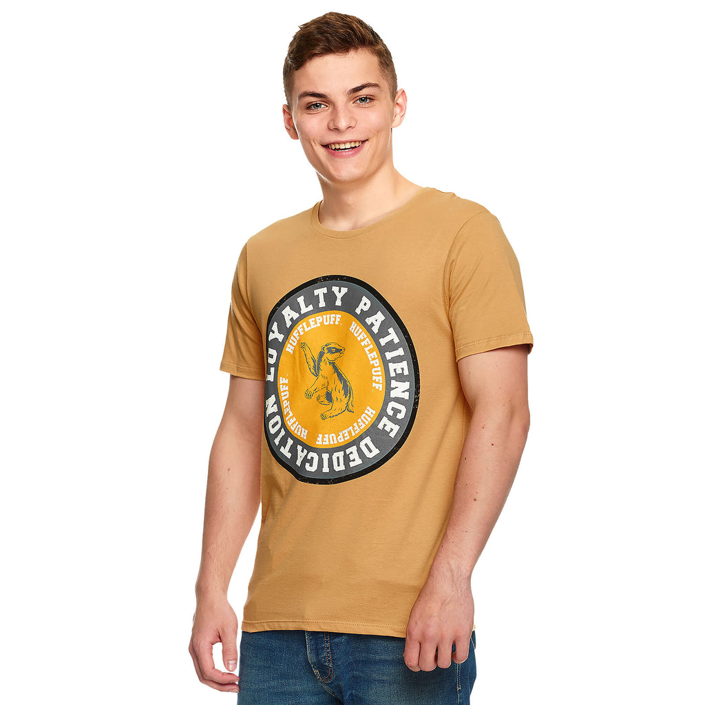 Image produit Harry Potter - T-shirt valeurs Hufflepuff jaune