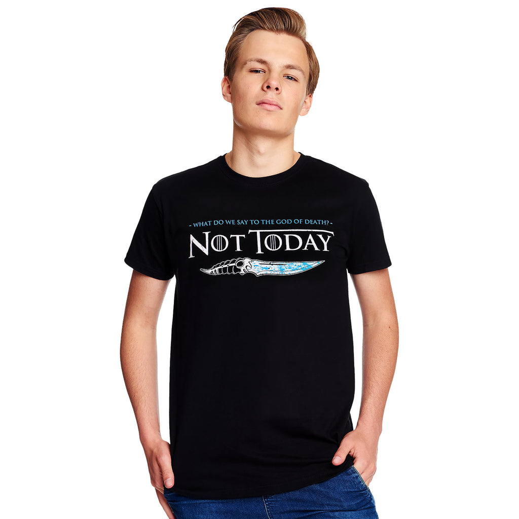 Immagine del prodotto T-shirt 'Not Today' per fan di Game of Thrones, nera