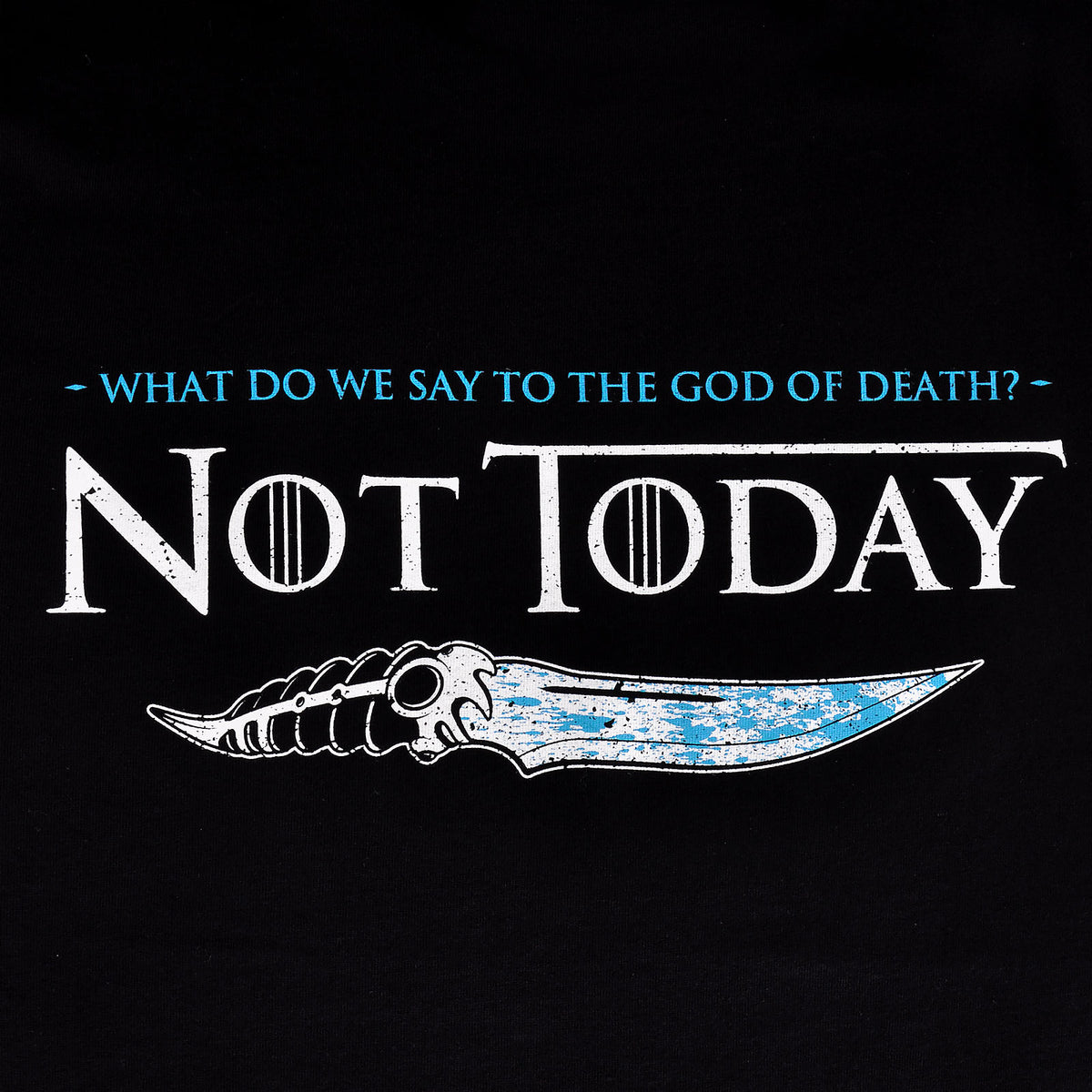 Immagine del prodotto T-shirt 'Not Today' per fan di Game of Thrones, nera