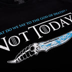 Immagine del prodotto T-shirt 'Not Today' per fan di Game of Thrones, nera