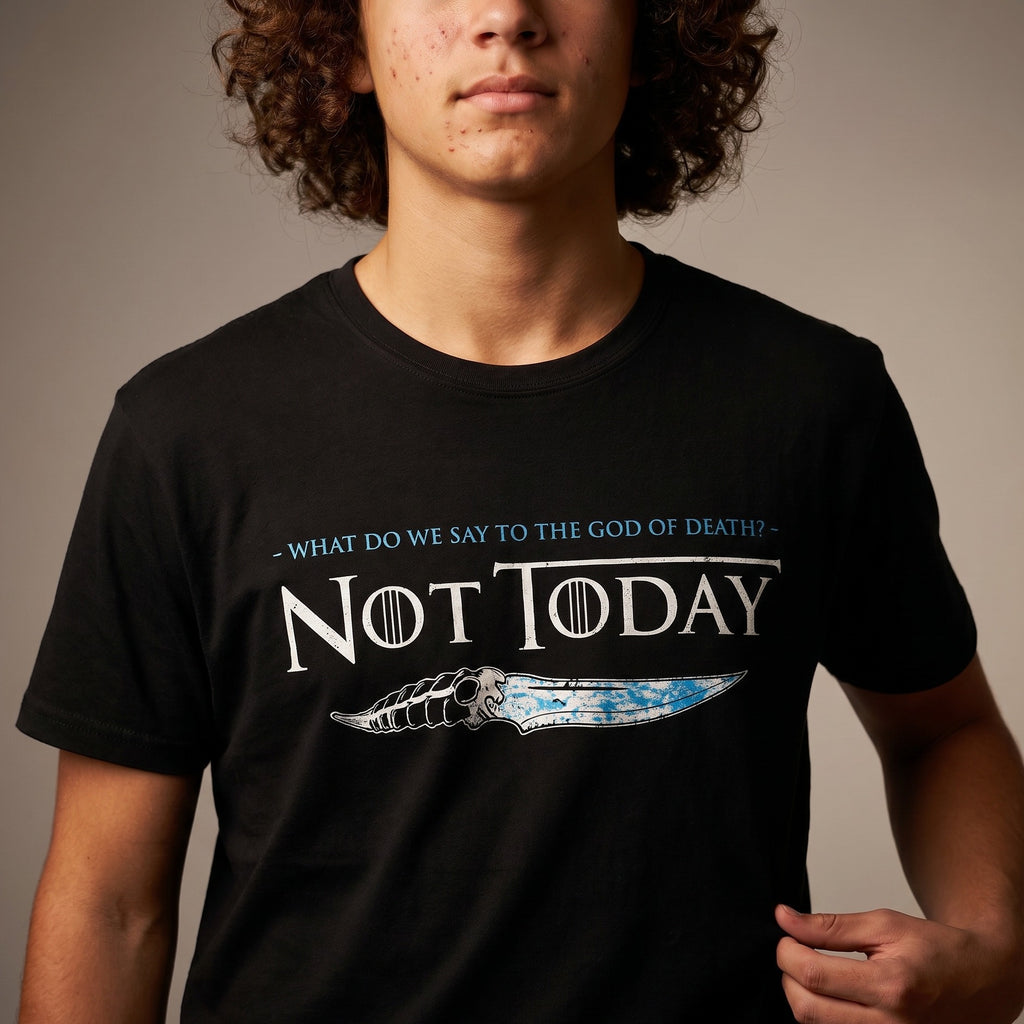 Immagine del prodotto T-shirt 'Not Today' per fan di Game of Thrones, nera