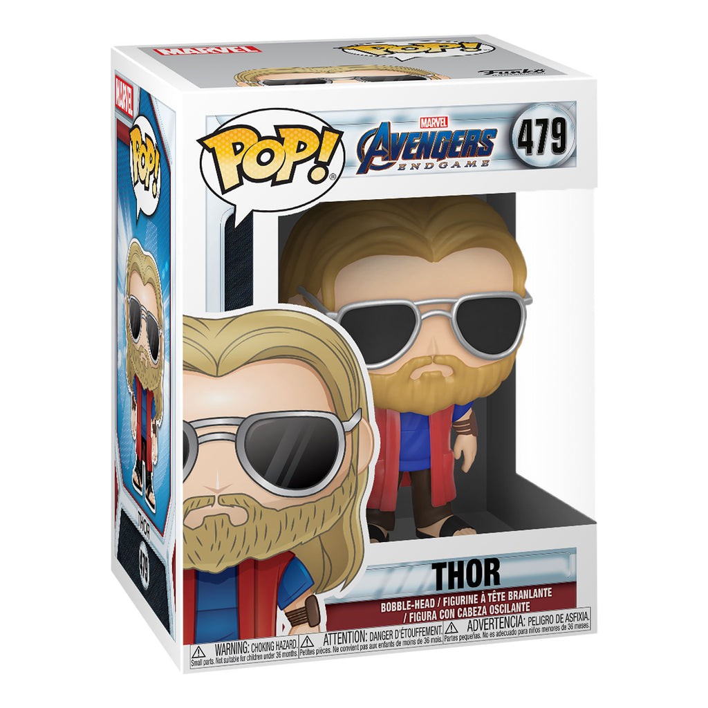 Image produit Avengers - Thor avec lunettes de soleil Endgame Funko Pop figurine à tête branlante
