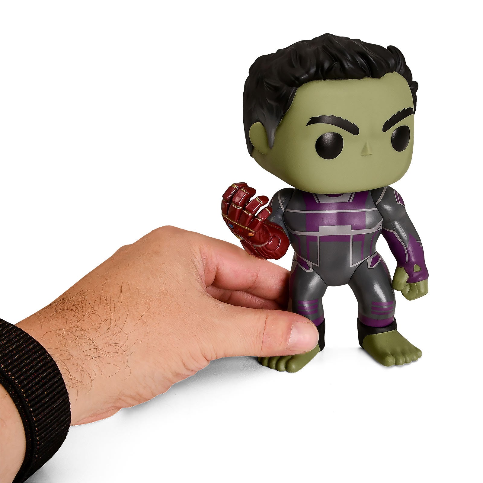 Immagine del prodotto Avengers - Hulk con Nano Gauntlet Endgame Funko Pop Figura con testa oscillante 16 cm