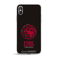 Produktbild Game of Thrones - Targaryen Wappen iPhone X / XS Handyhülle Silikon schwarz