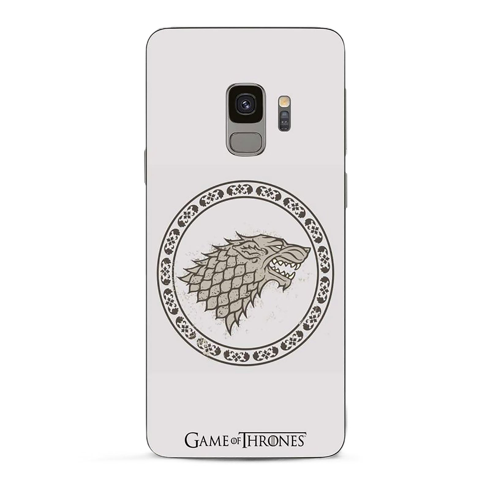 Immagine del prodotto Game of Thrones - Custodia in silicone bianco per Samsung Galaxy S9 con stemma Stark