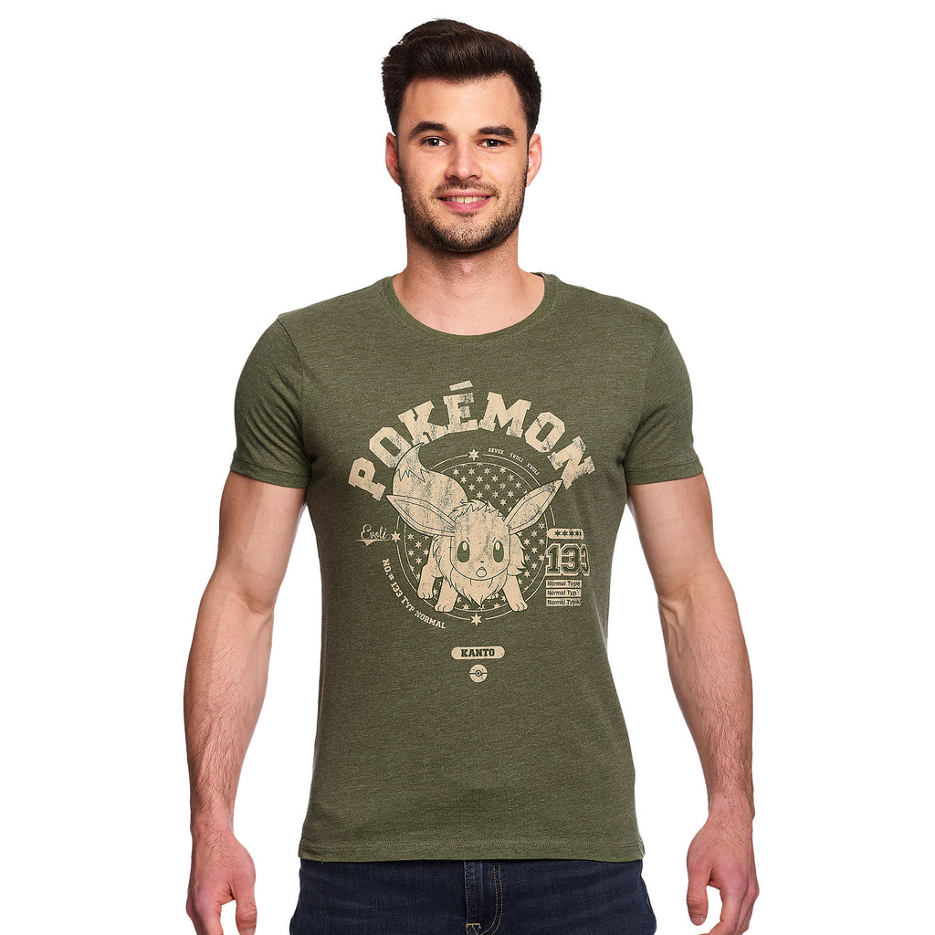 Image produit Pokemon - T-shirt Eevee vert