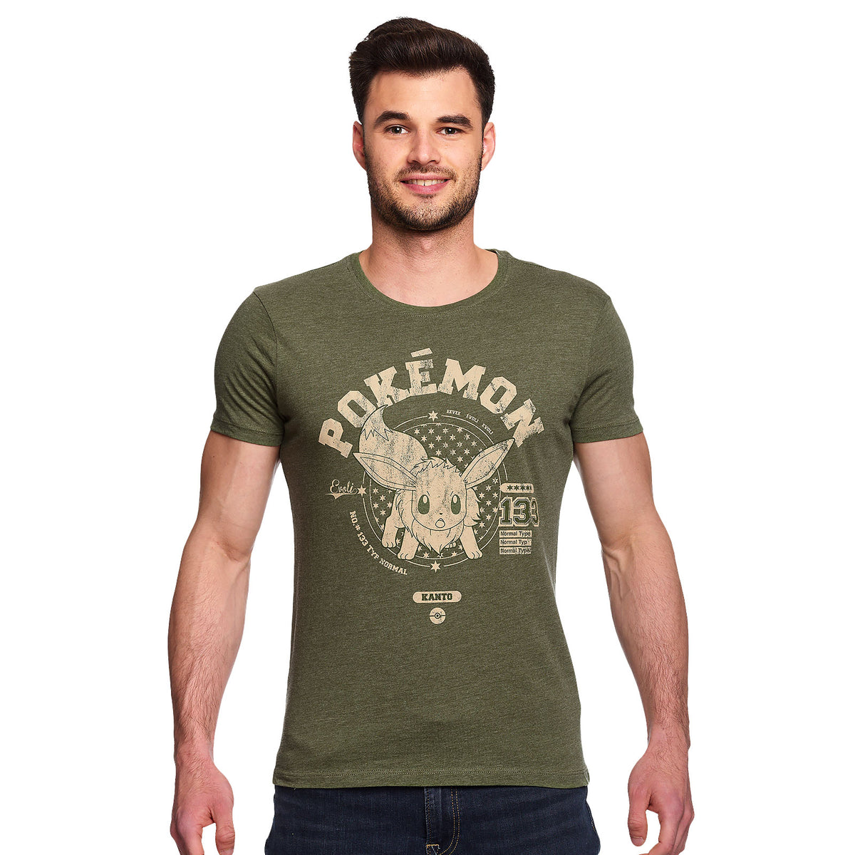 Image produit Pokemon - T-shirt Eevee vert