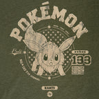 Image produit Pokemon - T-shirt Eevee vert