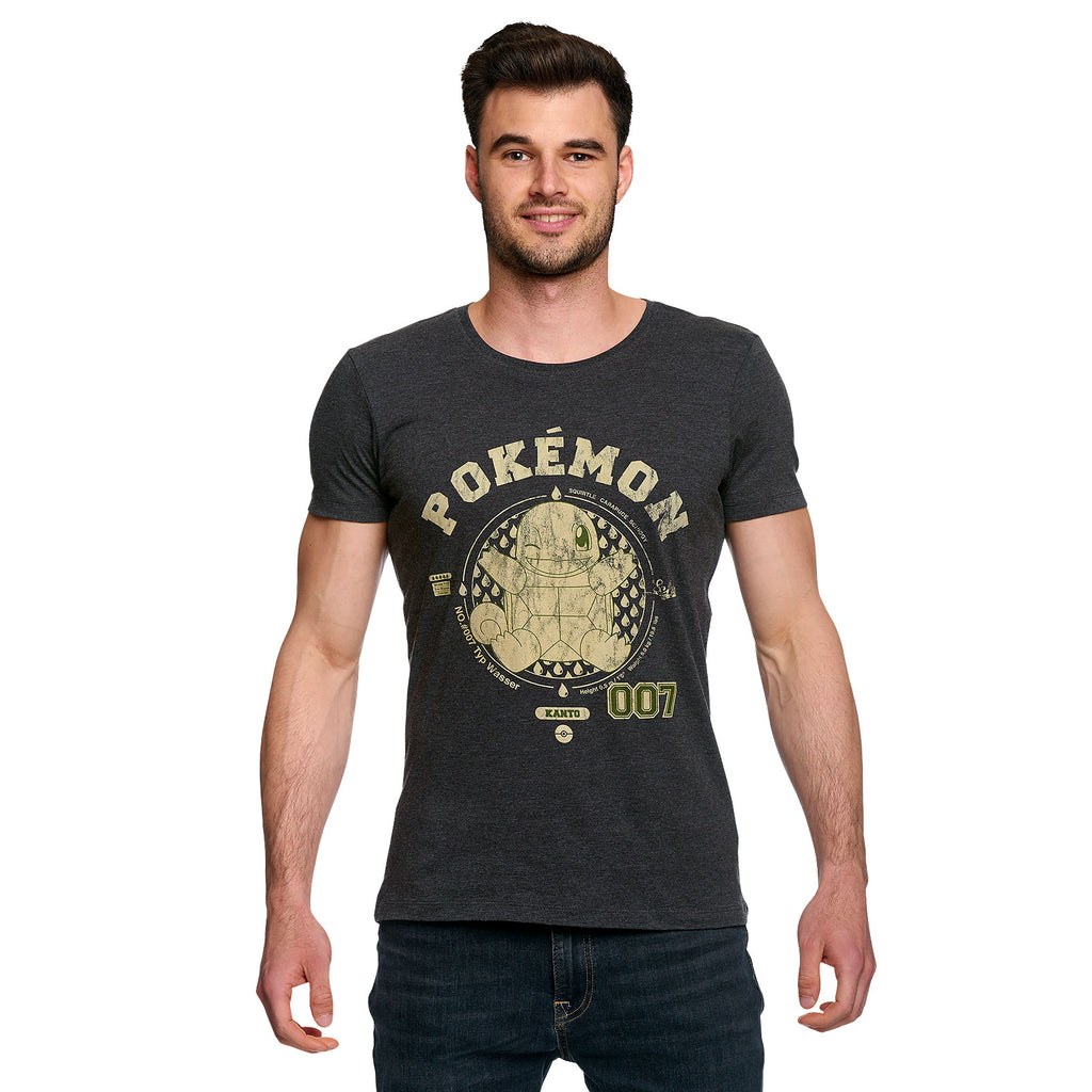 Image produit Pokemon - T-shirt Carapuce gris