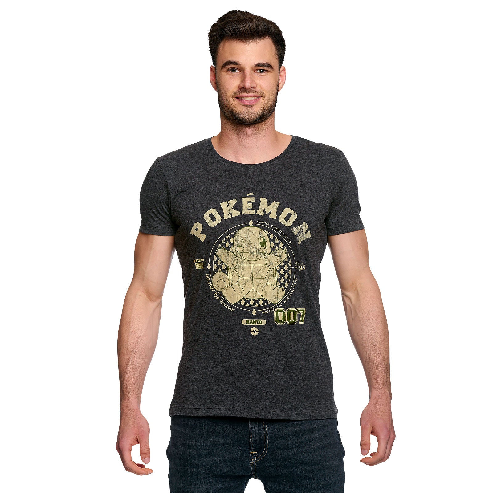 Image produit Pokemon - T-shirt Carapuce gris