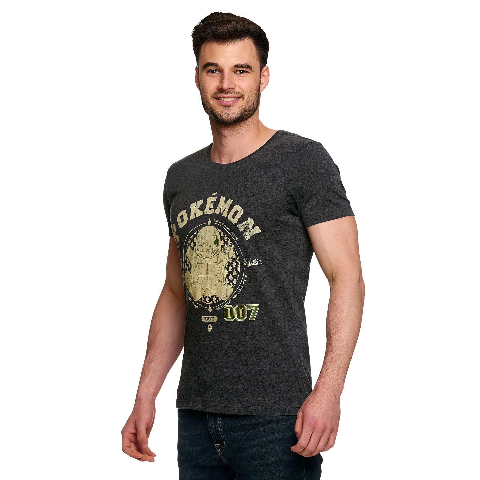 Image produit Pokemon - T-shirt Carapuce gris
