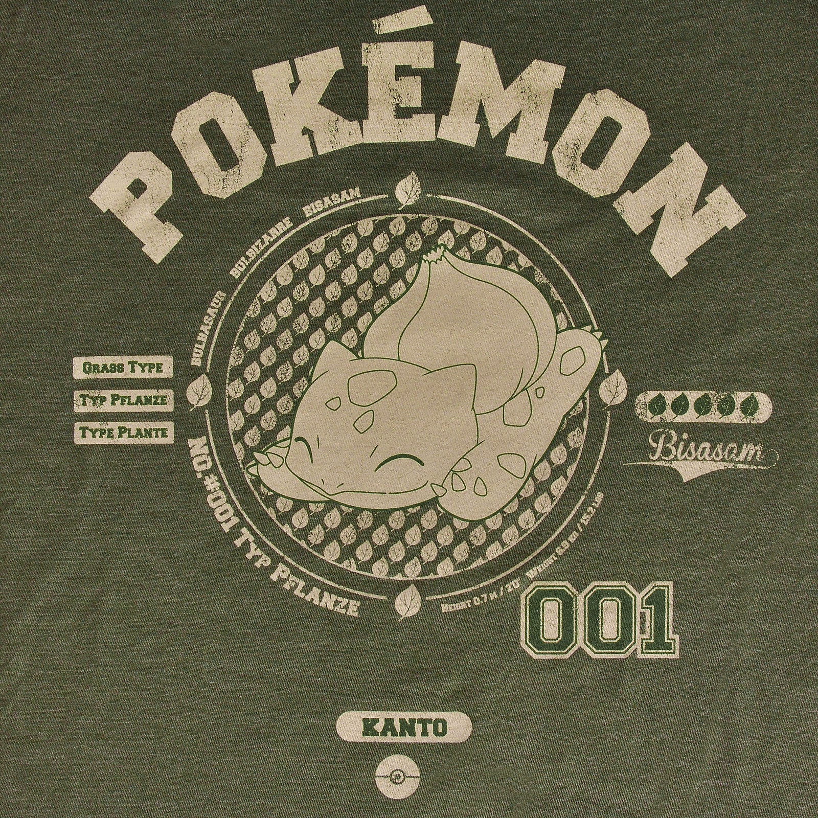 Immagine del prodotto Pokemon - Maglietta verde Bulbasaur