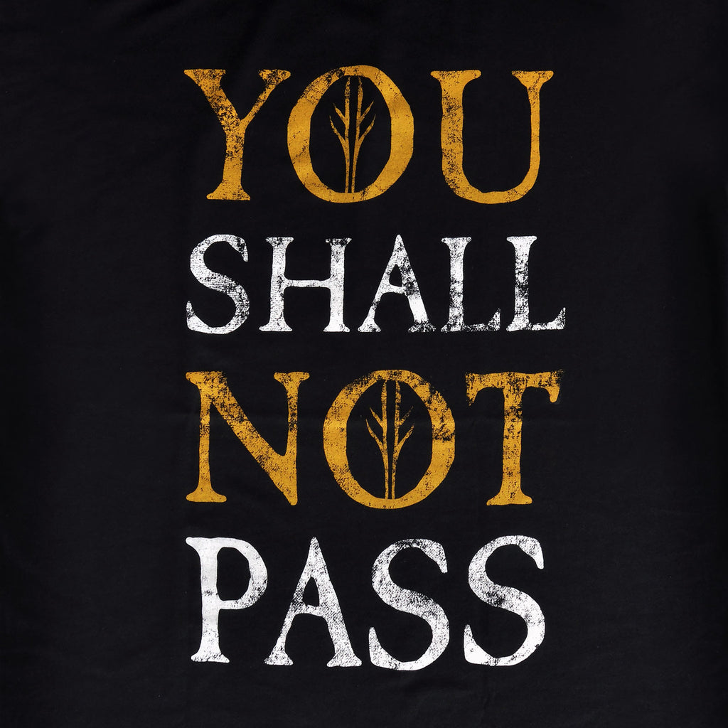 Produktbild Der Herr der Ringe - You Shall Not Pass T-Shirt schwarz