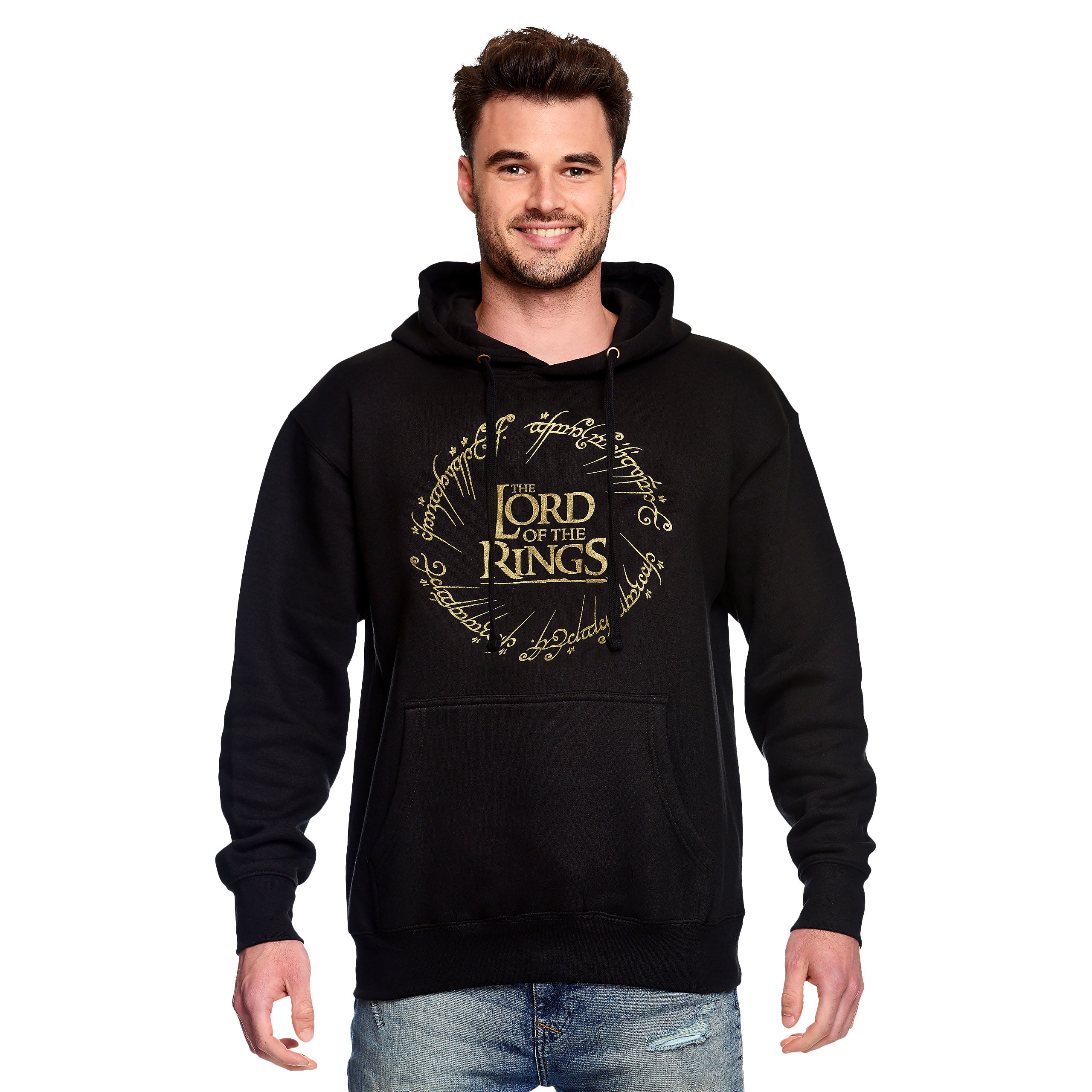 Immagine del prodotto Il Signore degli Anelli - Felpa con Cappuccio L'Unico Anello Nera