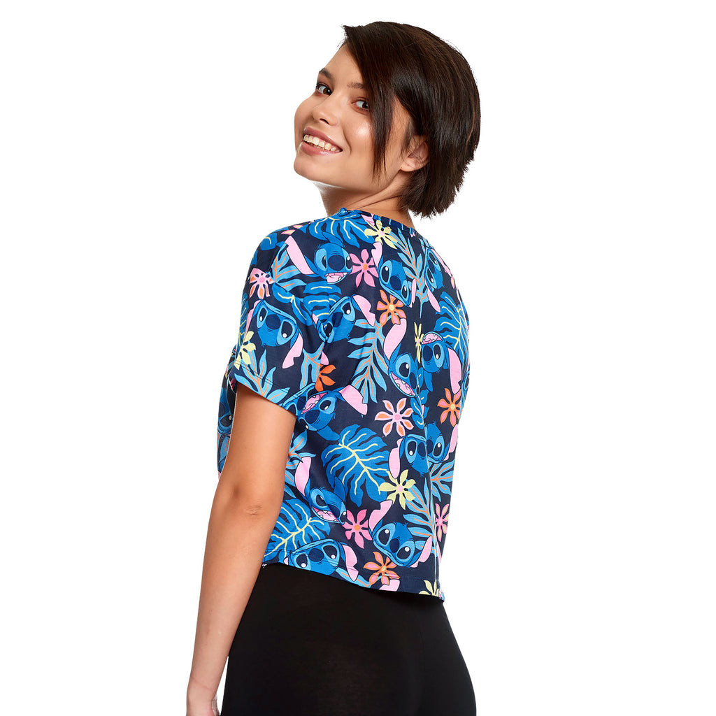 Immagine del prodotto Lilo & Stitch - Aloha Stitch T-shirt da donna con nodo