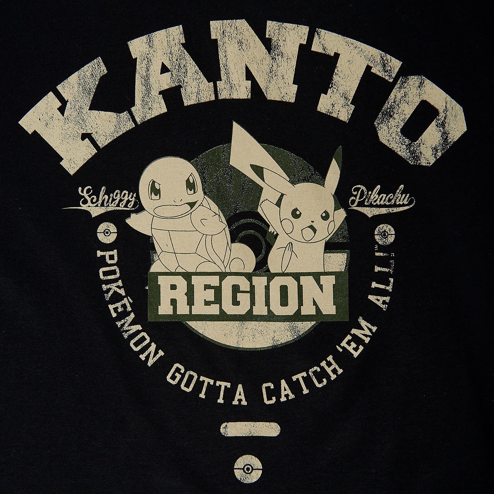 Immagine del prodotto Pokemon - Maglietta starter regione Kanto nera