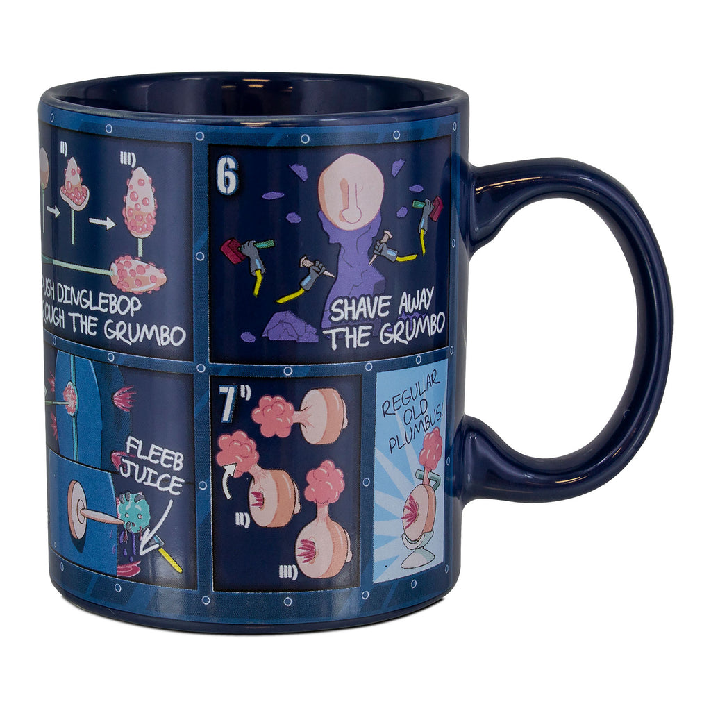 Immagine del prodotto Rick e Morty - Tazza istruzioni Plumbus