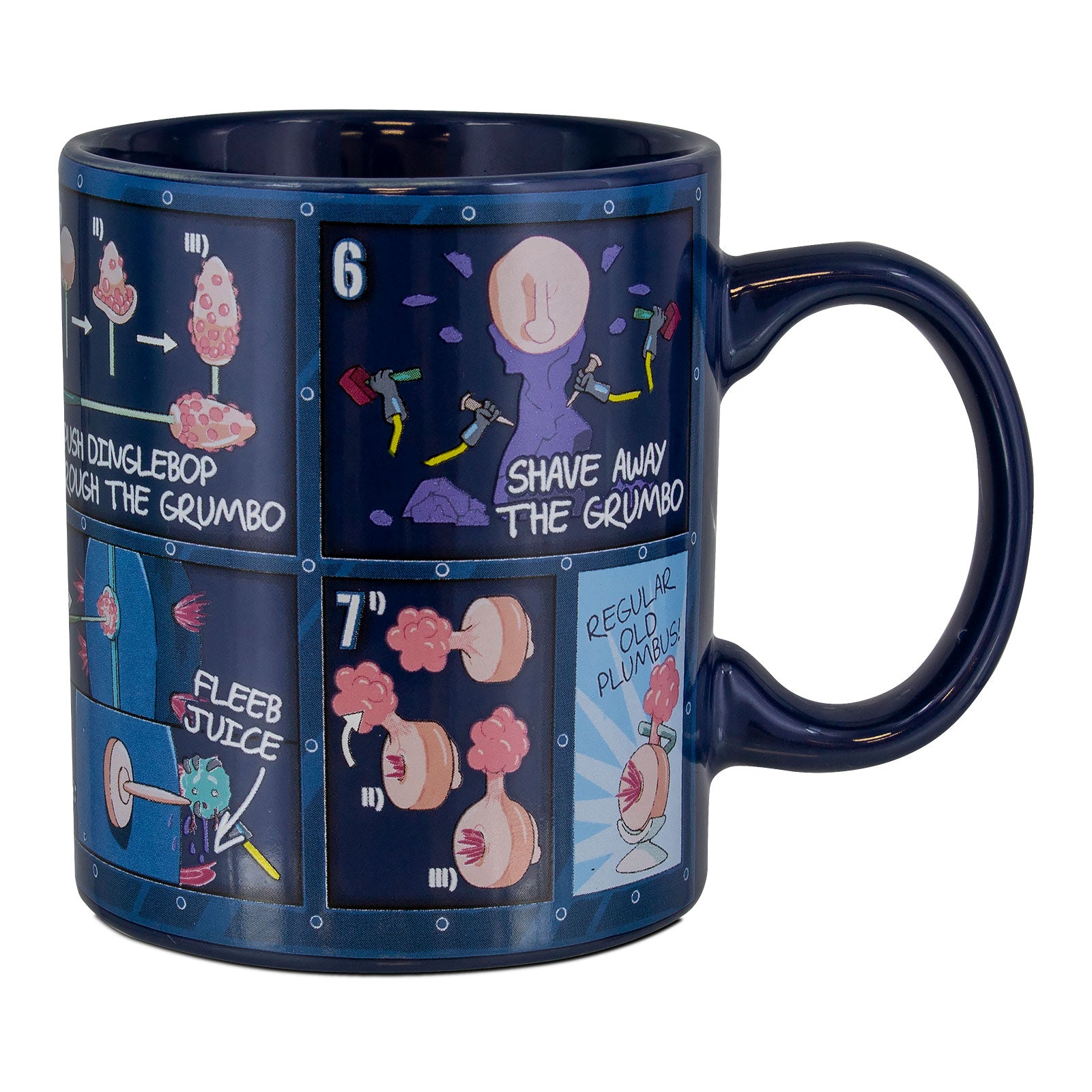 Immagine del prodotto Rick e Morty - Tazza istruzioni Plumbus
