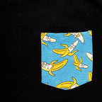 Immagine del prodotto Rick e Morty - T-shirt con tasca Banana nera