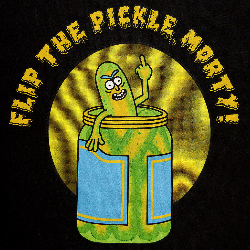 Image produit Rick et Morty - T-shirt Flip the Pickle noir