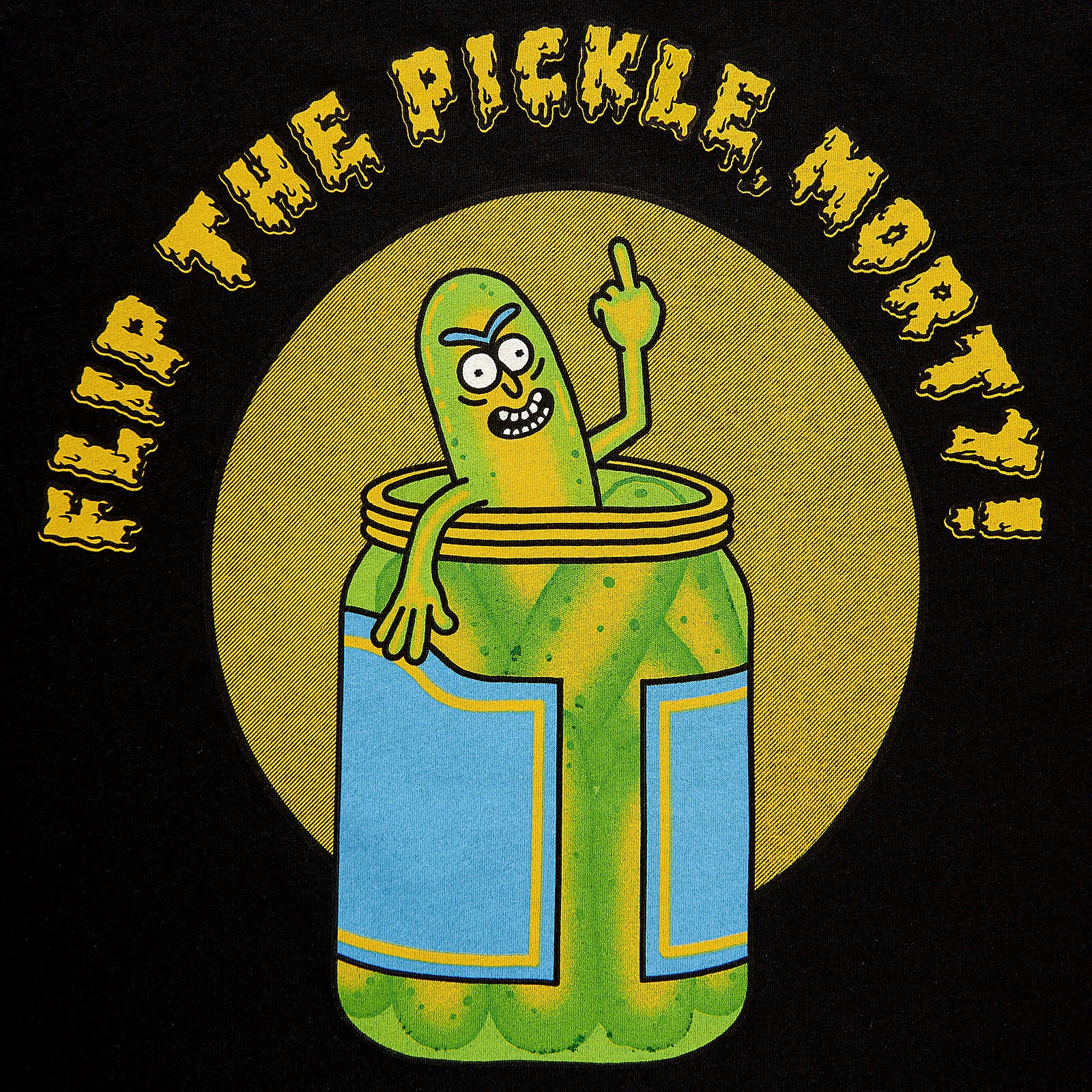 Image produit Rick et Morty - T-shirt Flip the Pickle noir