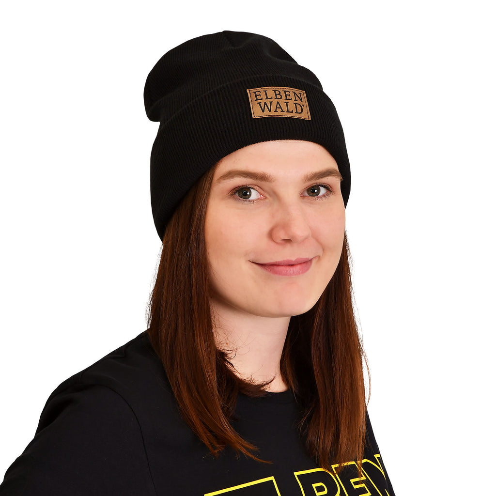 Produktbild Elbenwald - Logo Beanie schwarz