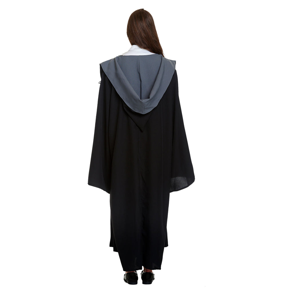 Immagine del prodotto Costume da mago con mantello con cappuccio per fan di Harry Potter