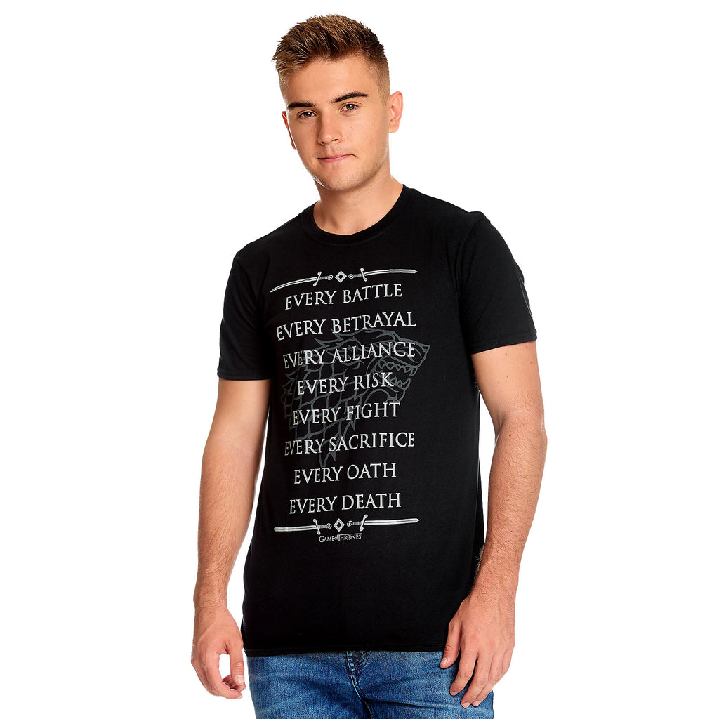 Produktbild Stark For The Throne T-Shirt schwarz - Game of Thrones