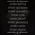 Produktbild Stark For The Throne T-Shirt schwarz - Game of Thrones