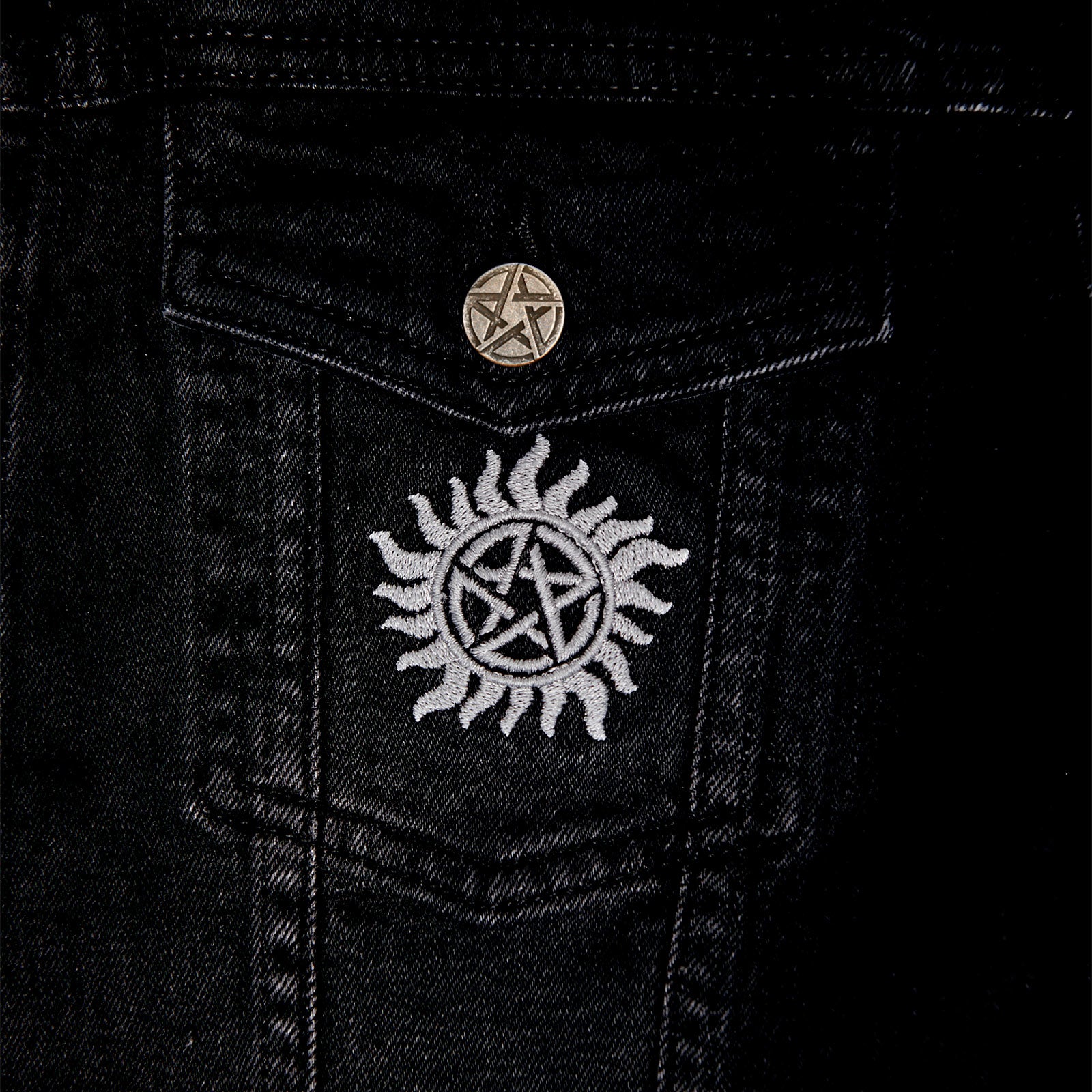 Produktbild Supernatural - Teufelsfalle Jeansjacke Damen schwarz