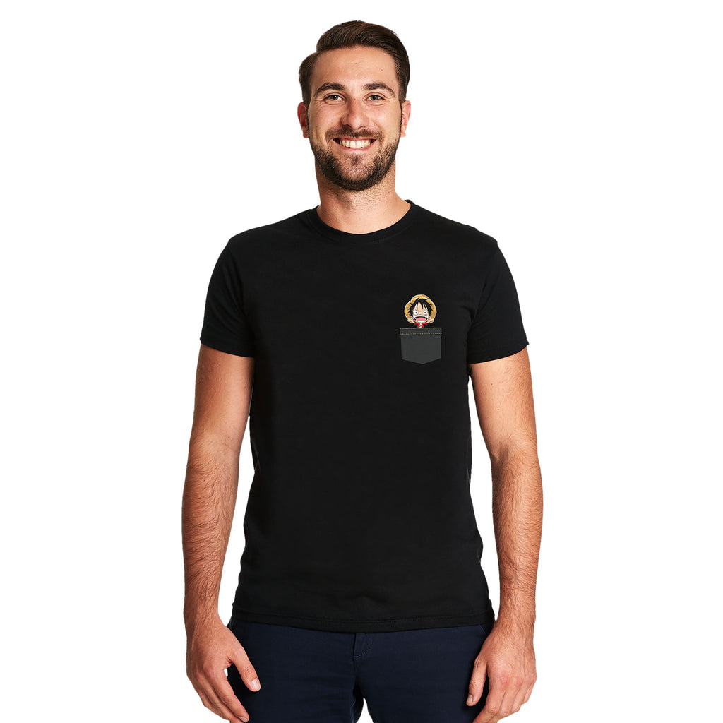 Immagine del prodotto One Piece - T-shirt Pocket Luffy nera