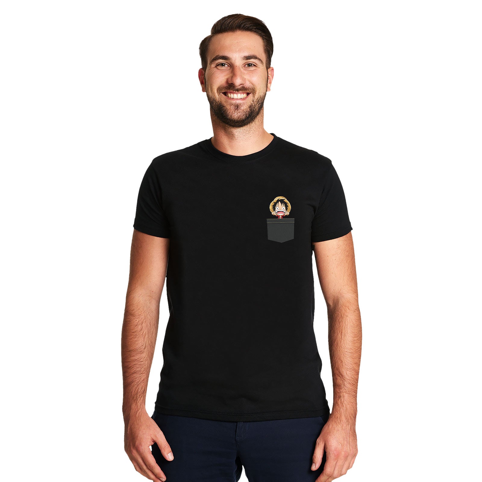 Immagine del prodotto One Piece - T-shirt Pocket Luffy nera