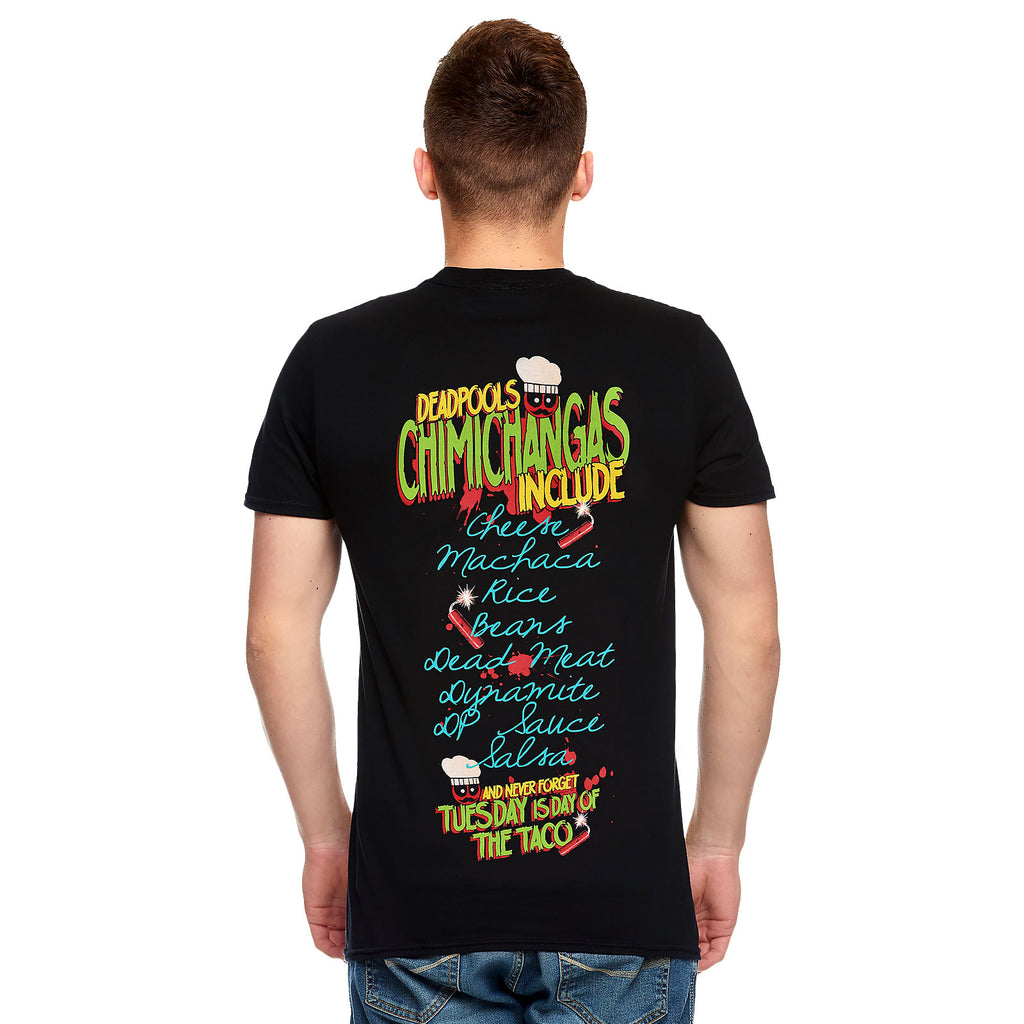 Immagine del prodotto Deadpool - T-shirt nera Chimichangas Love