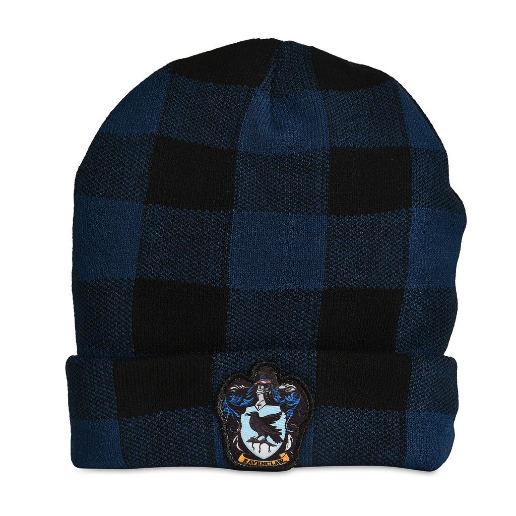 Image produit Harry Potter - Bonnet à carreaux avec blason de Ravenclaw