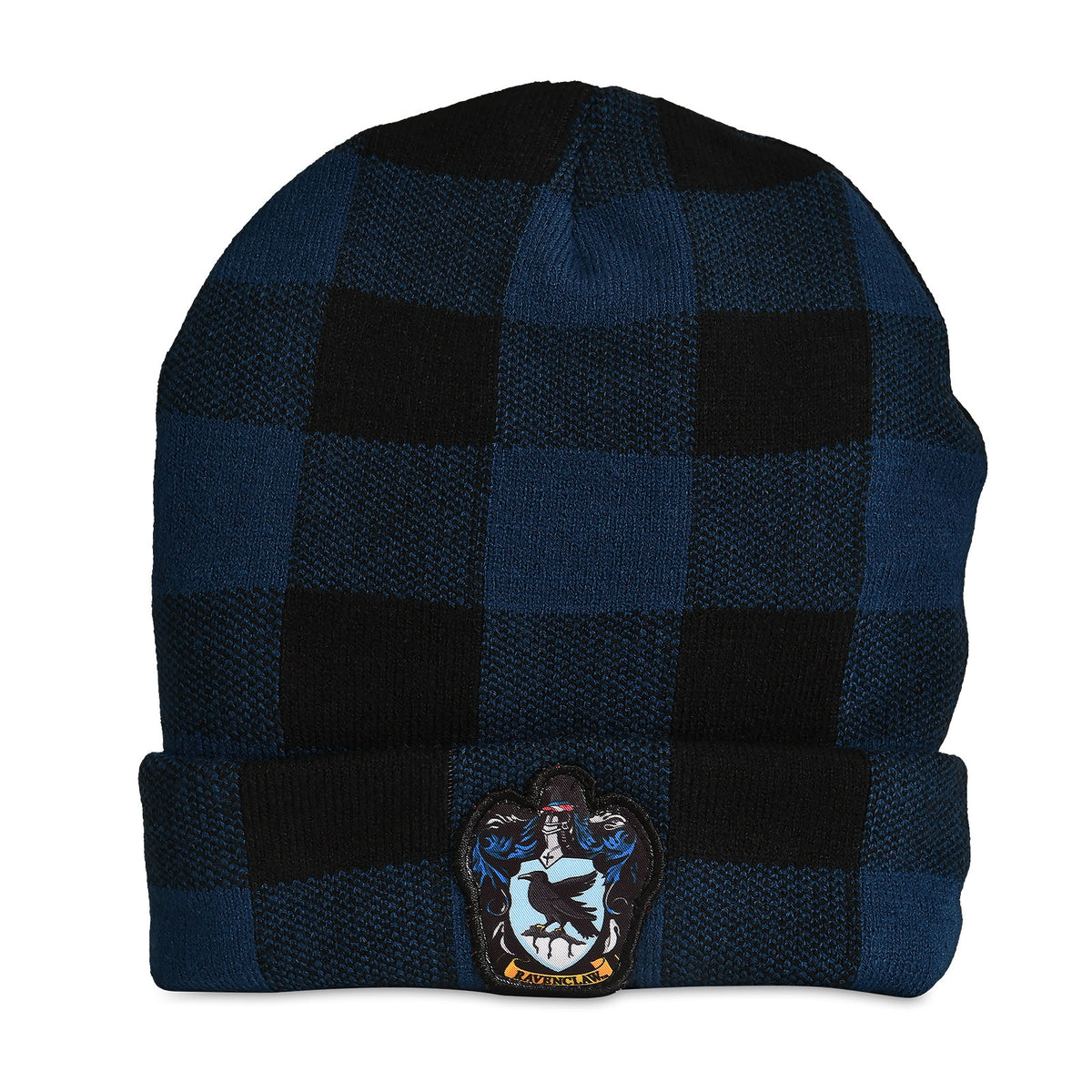 Image produit Harry Potter - Bonnet à carreaux avec blason de Ravenclaw