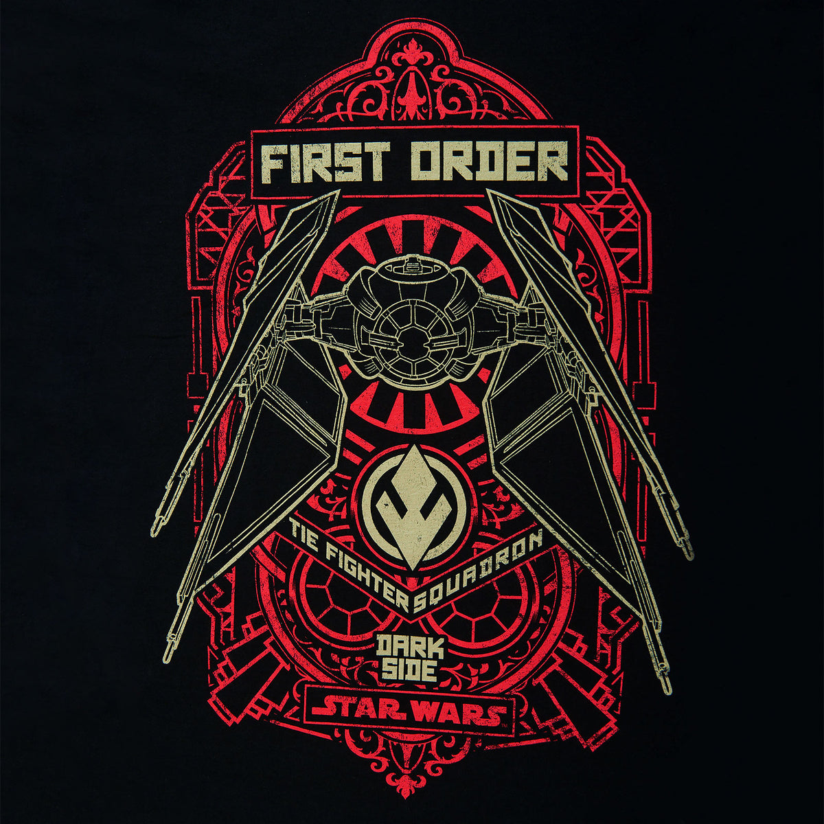 Image produit Star Wars - T-shirt Escadron de Chasseurs Tie noir