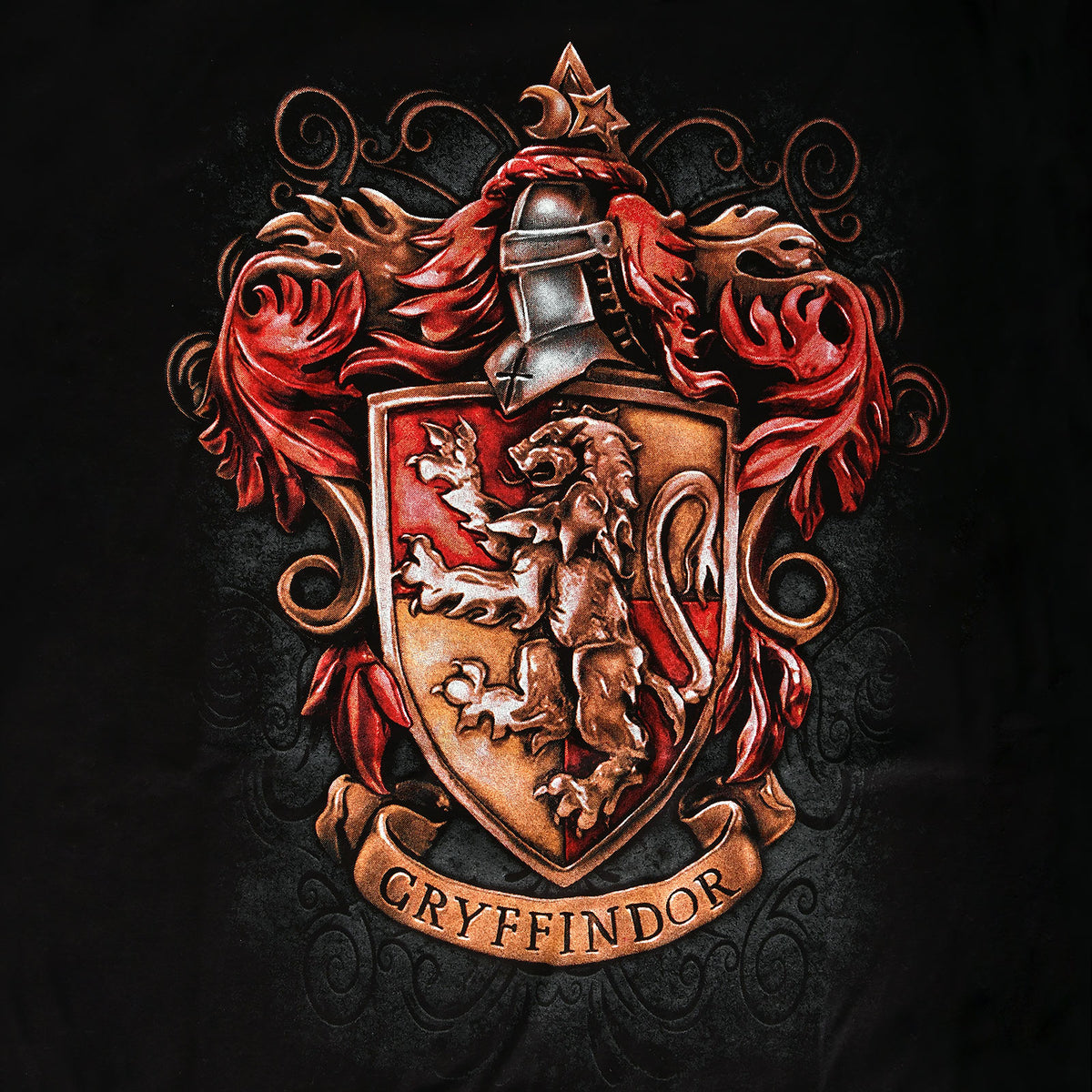 Immagine del prodotto Harry Potter - T-shirt da donna nera con stemma di Grifondoro