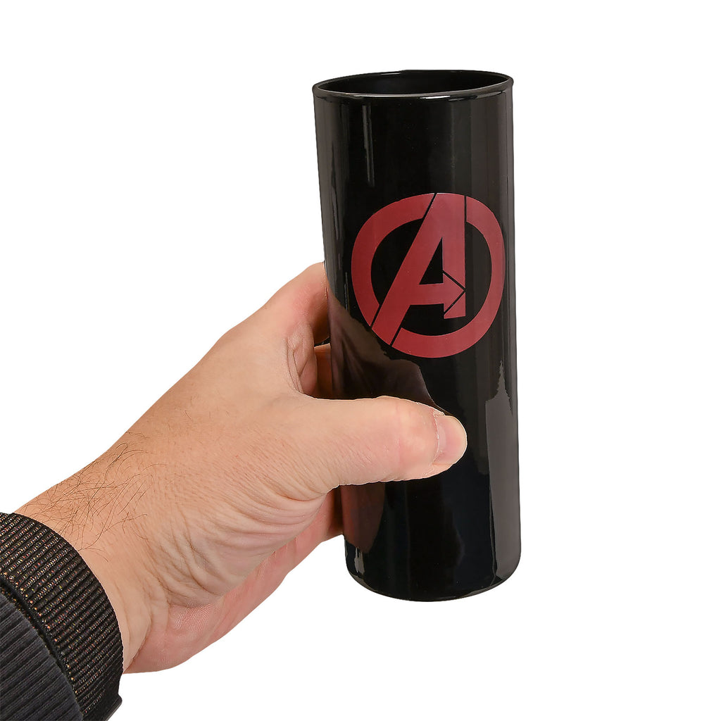 Image produit Verre Logo Avengers noir