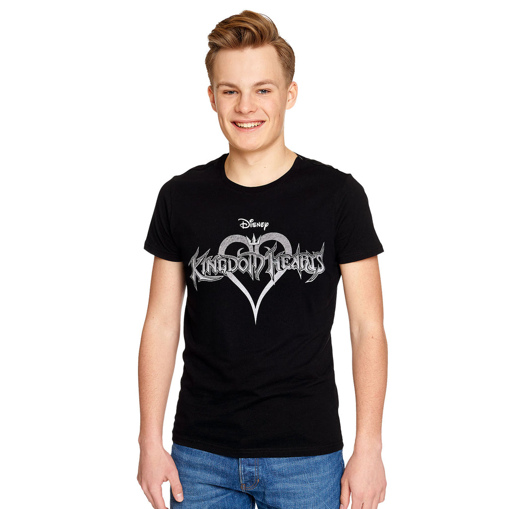 Image produit Kingdom Hearts - T-shirt logo noir