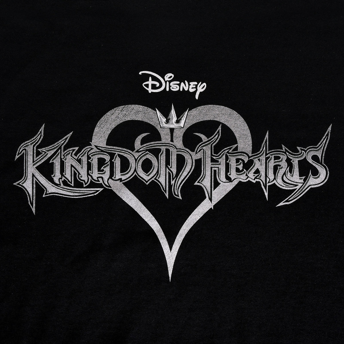 Image produit Kingdom Hearts - T-shirt logo noir