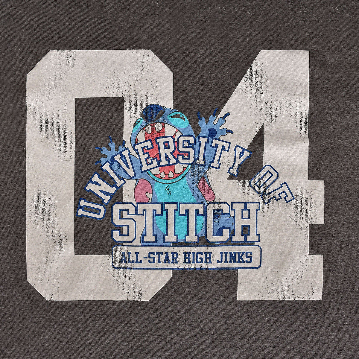 Image produit Lilo & Stitch - T-shirt University of Stitch gris