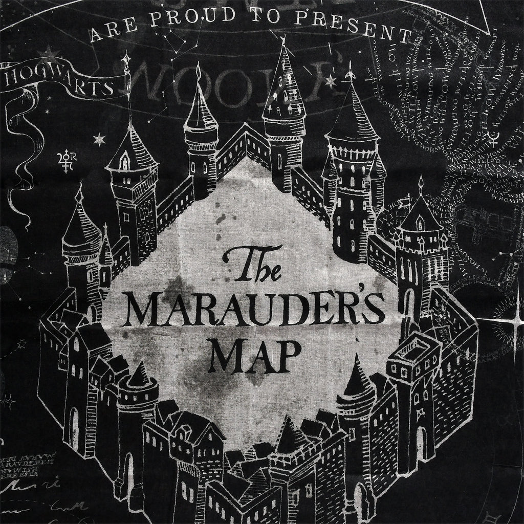 Produktbild Harry Potter - Karte des Rumtreibers Loop Schal schwarz