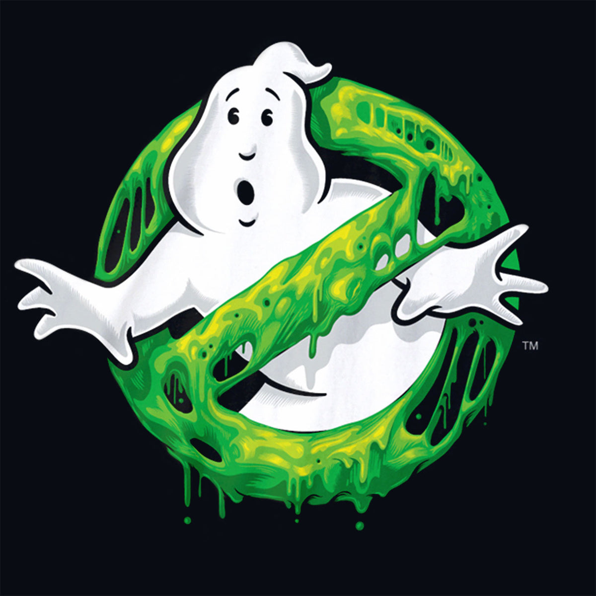 Immagine del prodotto Ghostbusters - T-shirt nera con logo Slime