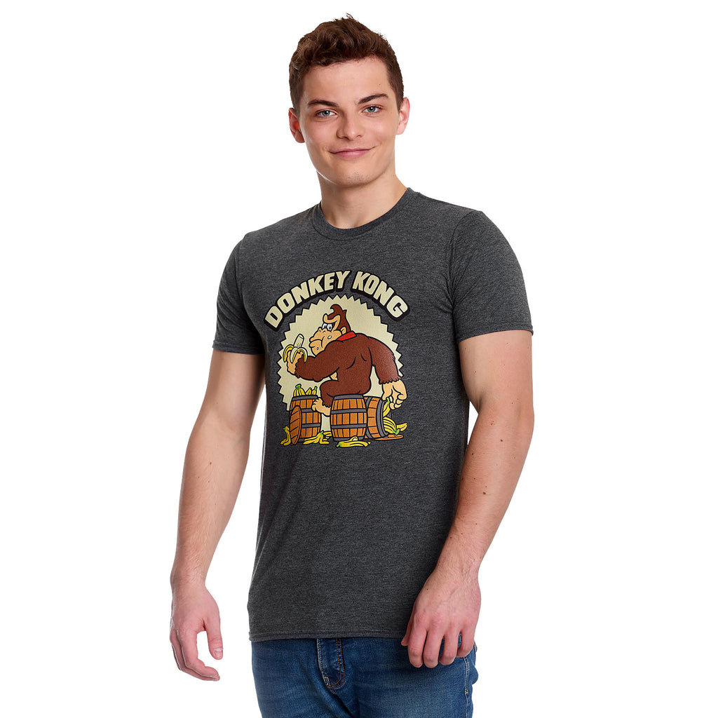 Immagine del prodotto Donkey Kong - T-shirt Bananas grigia