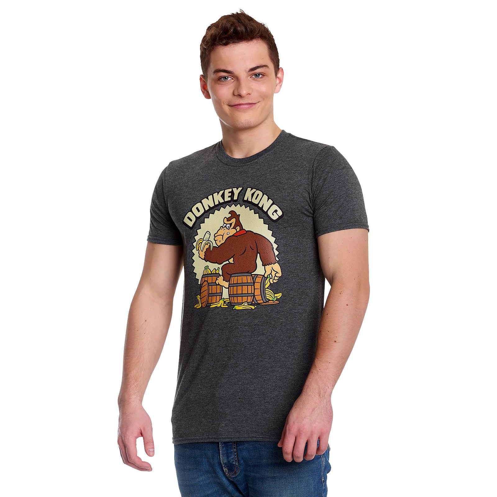 Immagine del prodotto Donkey Kong - T-shirt Bananas grigia