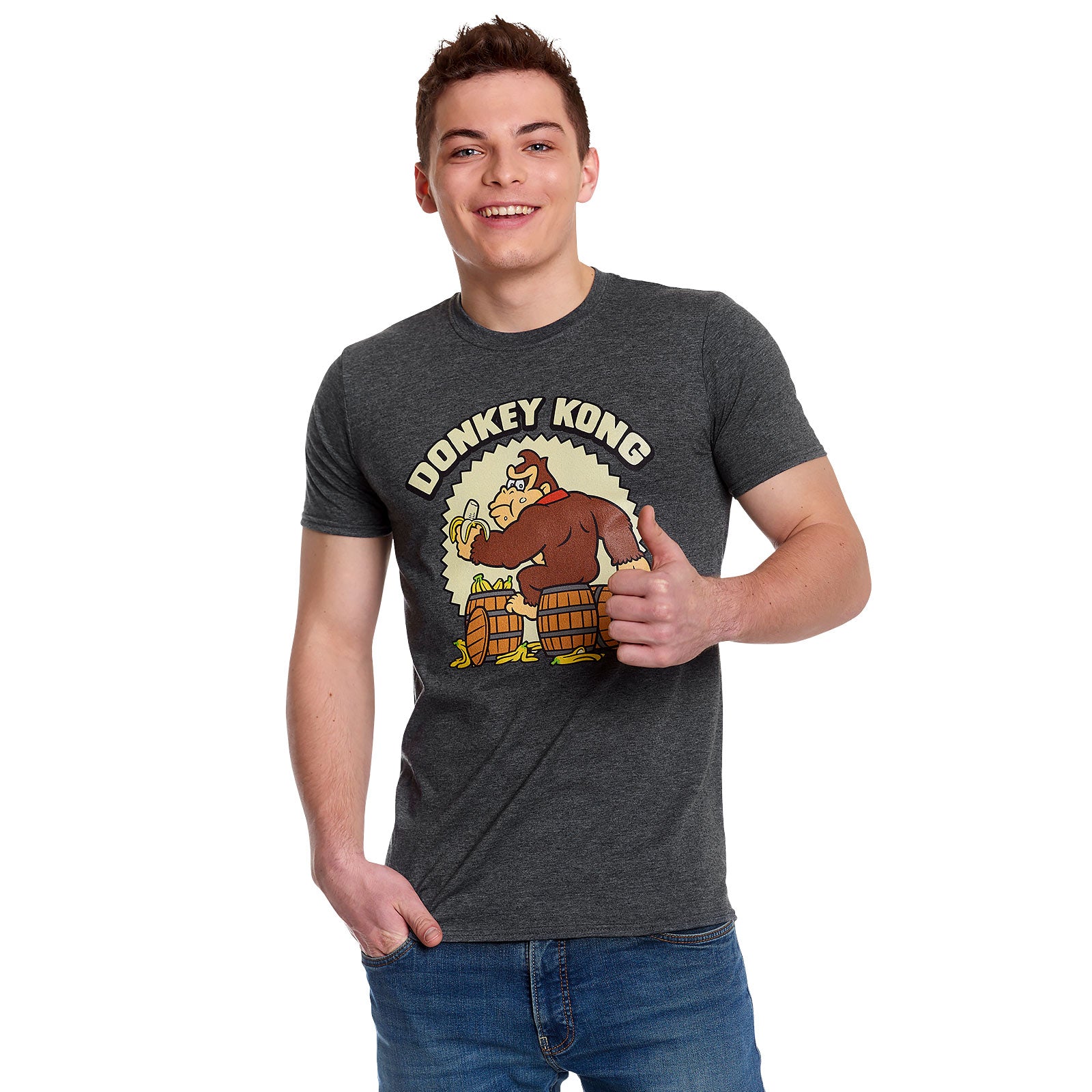 Immagine del prodotto Donkey Kong - T-shirt Bananas grigia