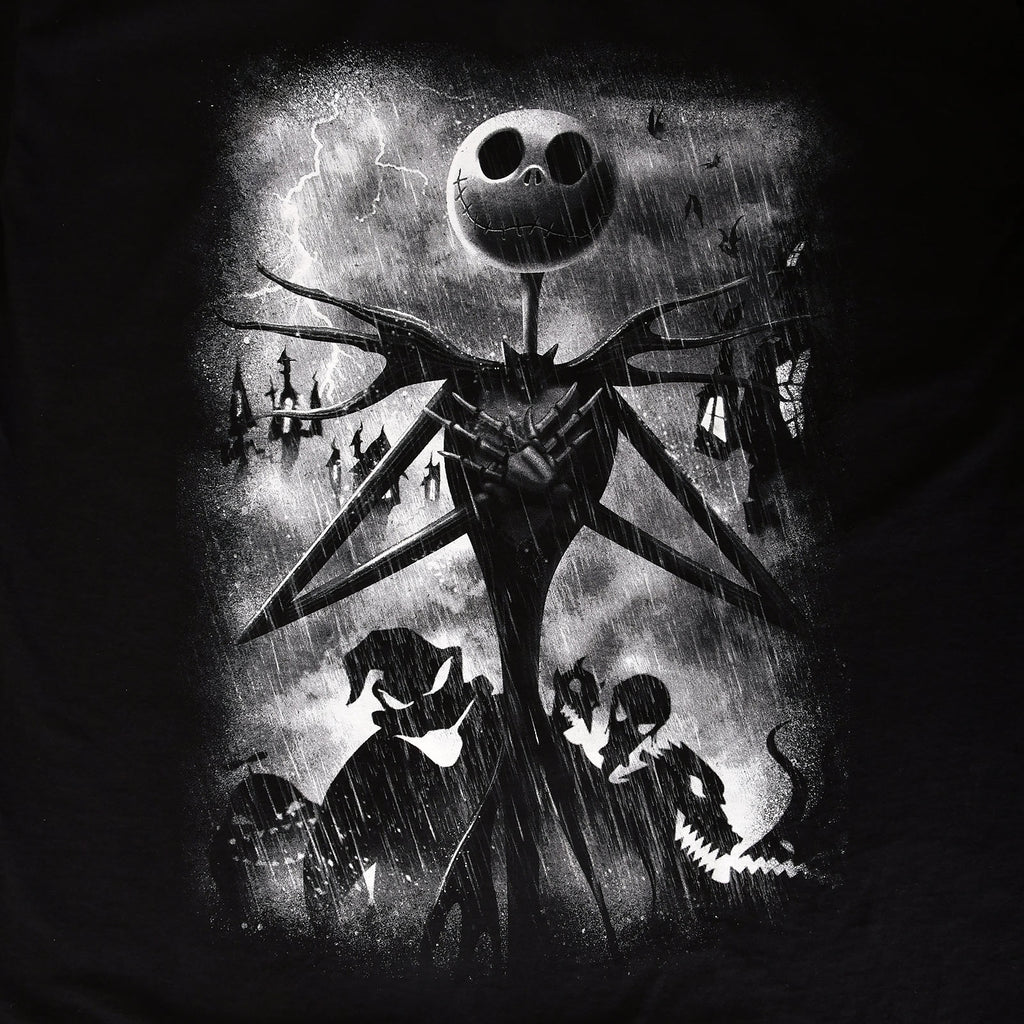 Produktbild Nightmare Before Christmas - Jack Stormy Skies T-Shirt schwarz