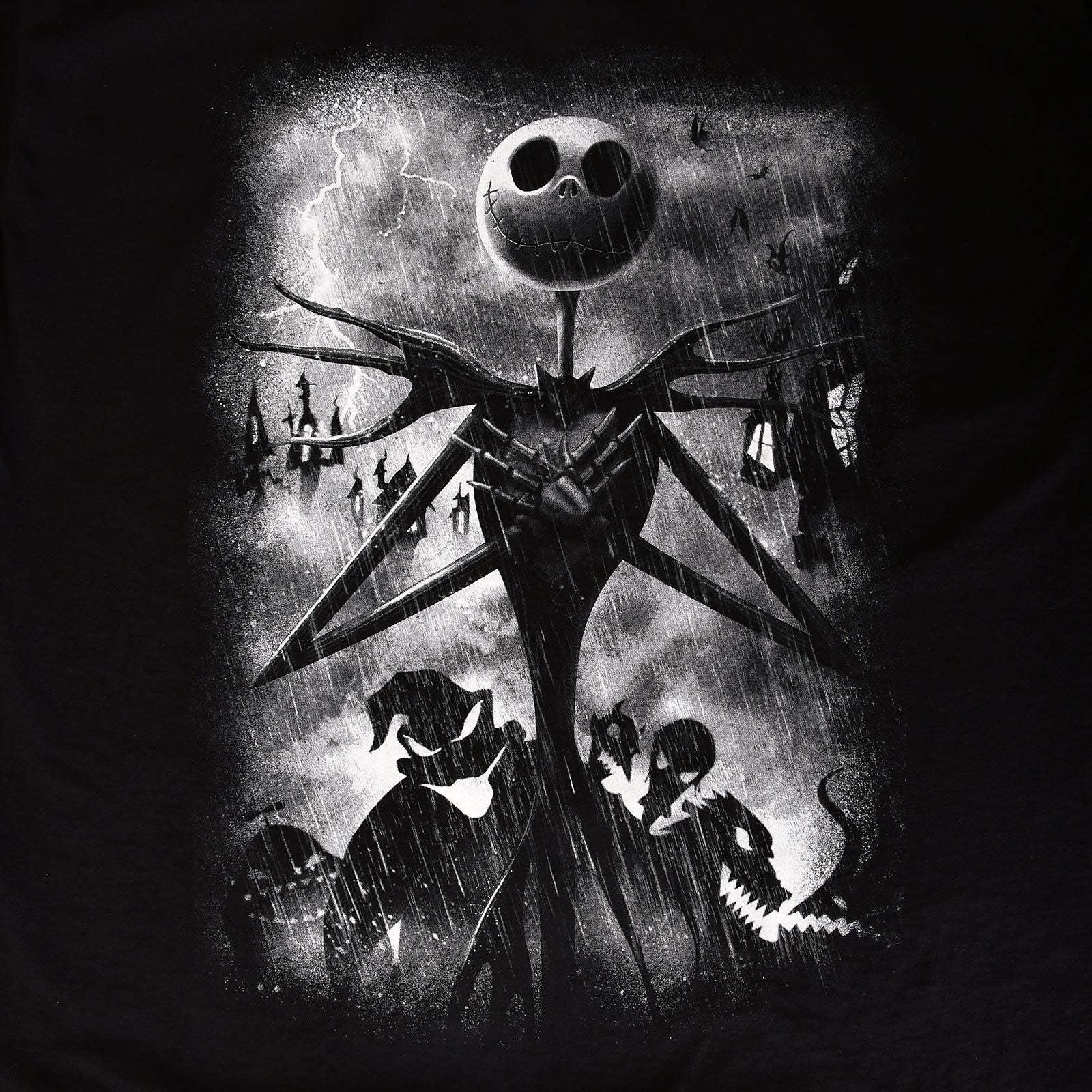 Produktbild Nightmare Before Christmas - Jack Stormy Skies T-Shirt schwarz