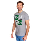 Immagine del prodotto Breaking Bad - T-shirt Squares grigia